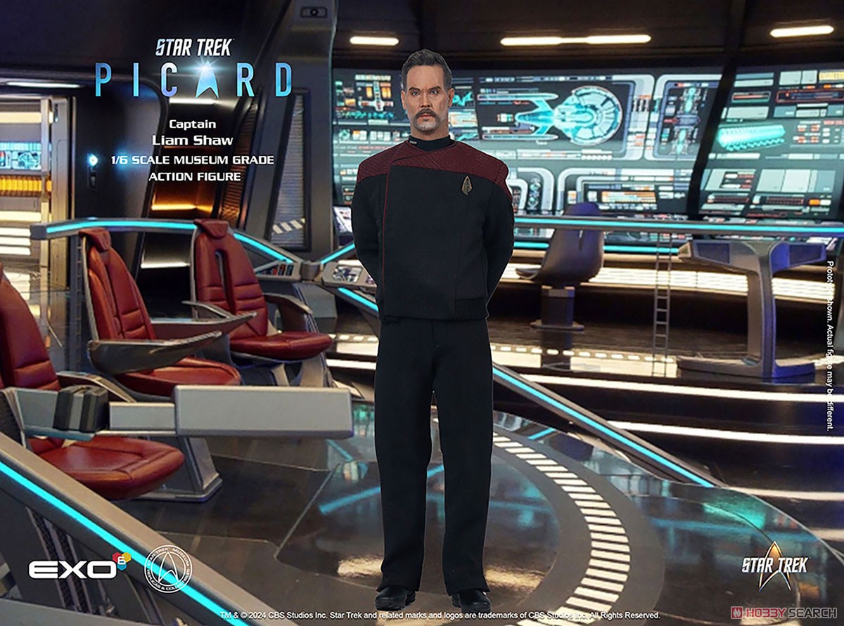 EXO-6 Hyper Realistic Action Figure Star Trek Picard Captain Liam Shaw (Completed) image 4