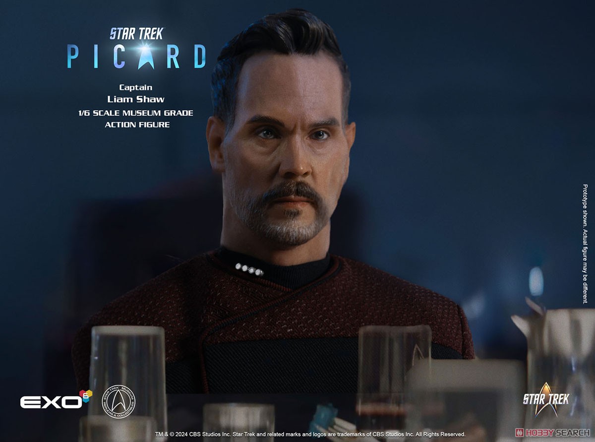 EXO-6 Hyper Realistic Action Figure Star Trek Picard Captain Liam Shaw (Completed) image 5