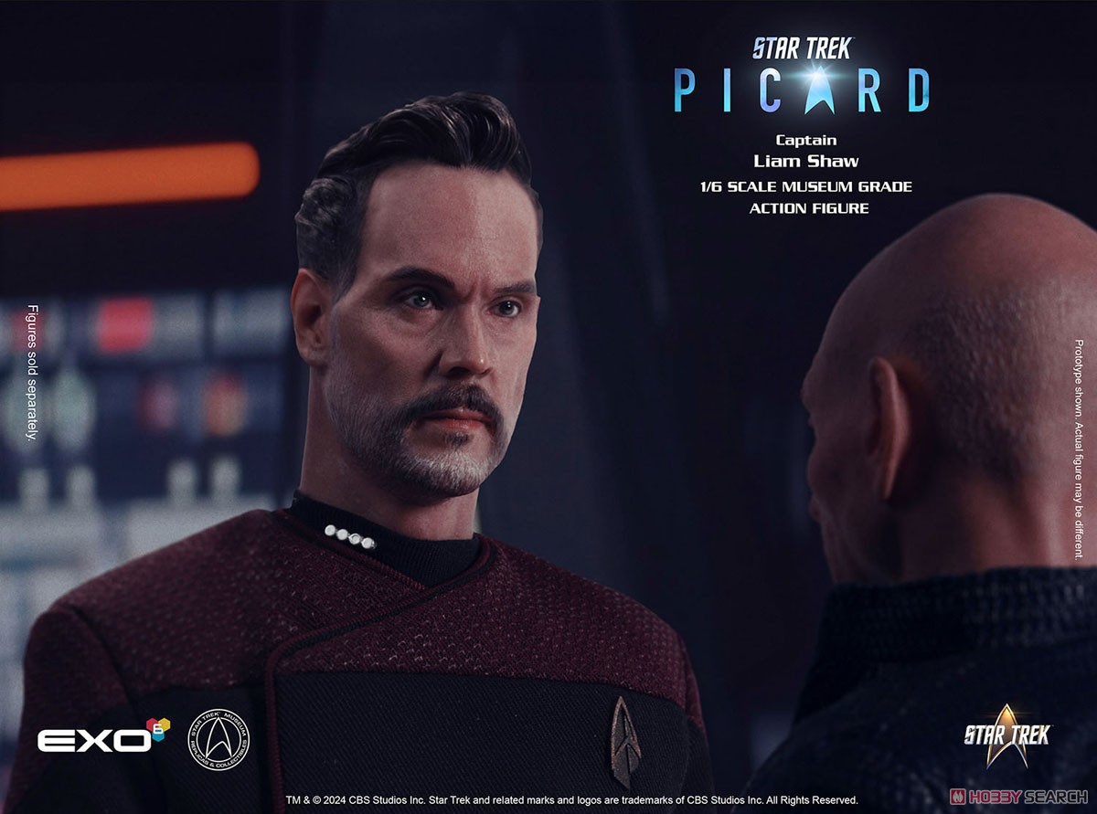 EXO-6 Hyper Realistic Action Figure Star Trek Picard Captain Liam Shaw (Completed) image 6