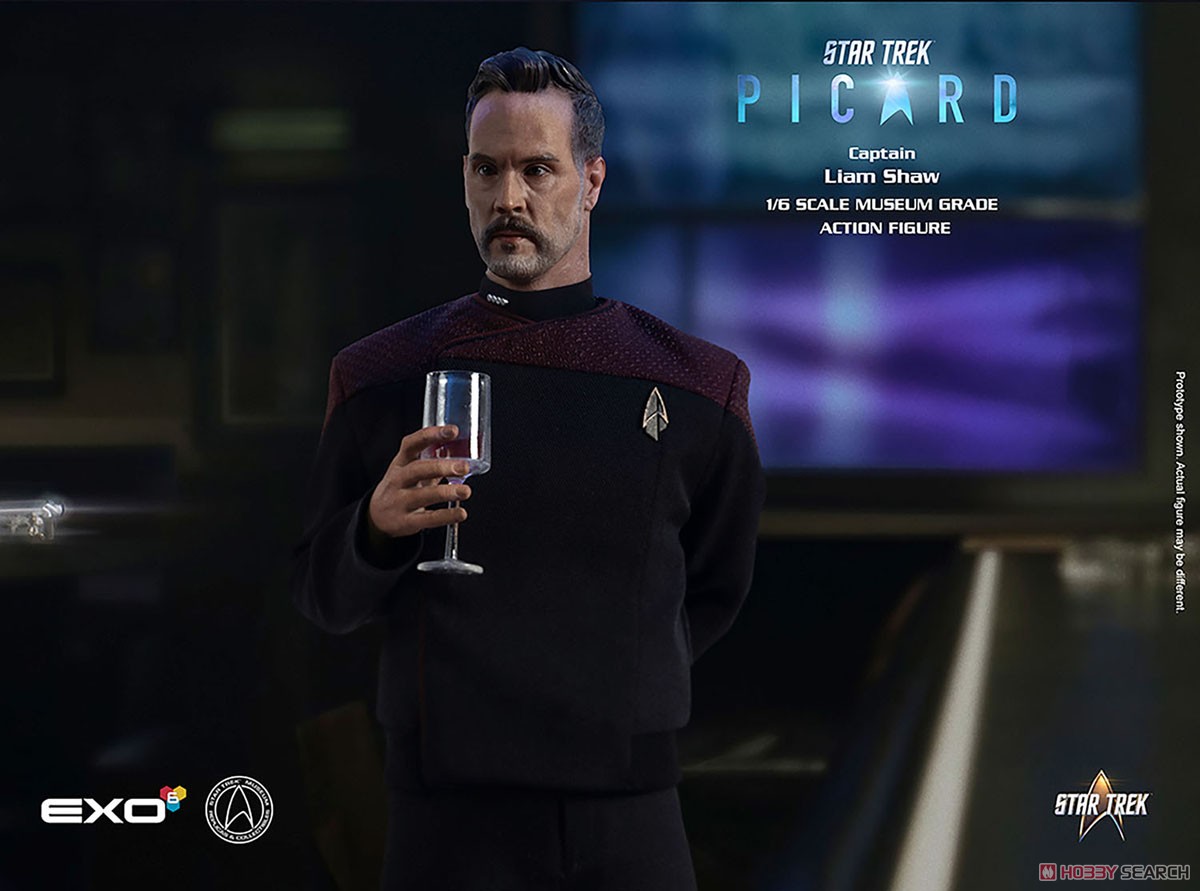 EXO-6 Hyper Realistic Action Figure Star Trek Picard Captain Liam Shaw (Completed) image 7