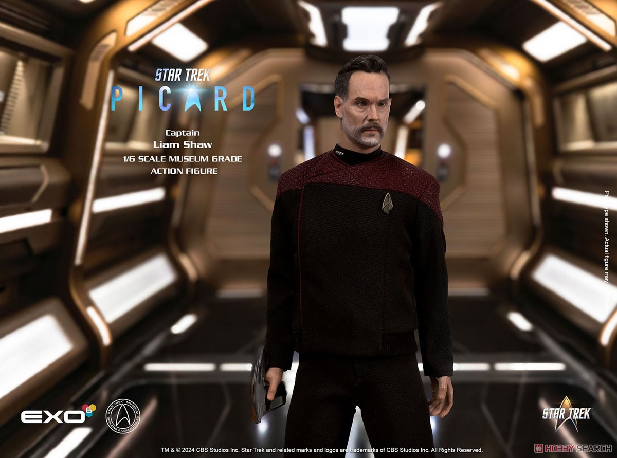 EXO-6 Hyper Realistic Action Figure Star Trek Picard Captain Liam Shaw (Completed) image 8
