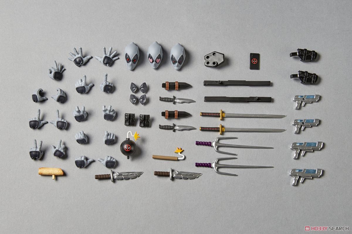 Kaiyodo Revoltech Amazing Yamaguchi Deadpool Ver.2.5 X-Force Color Ver. Bild 7