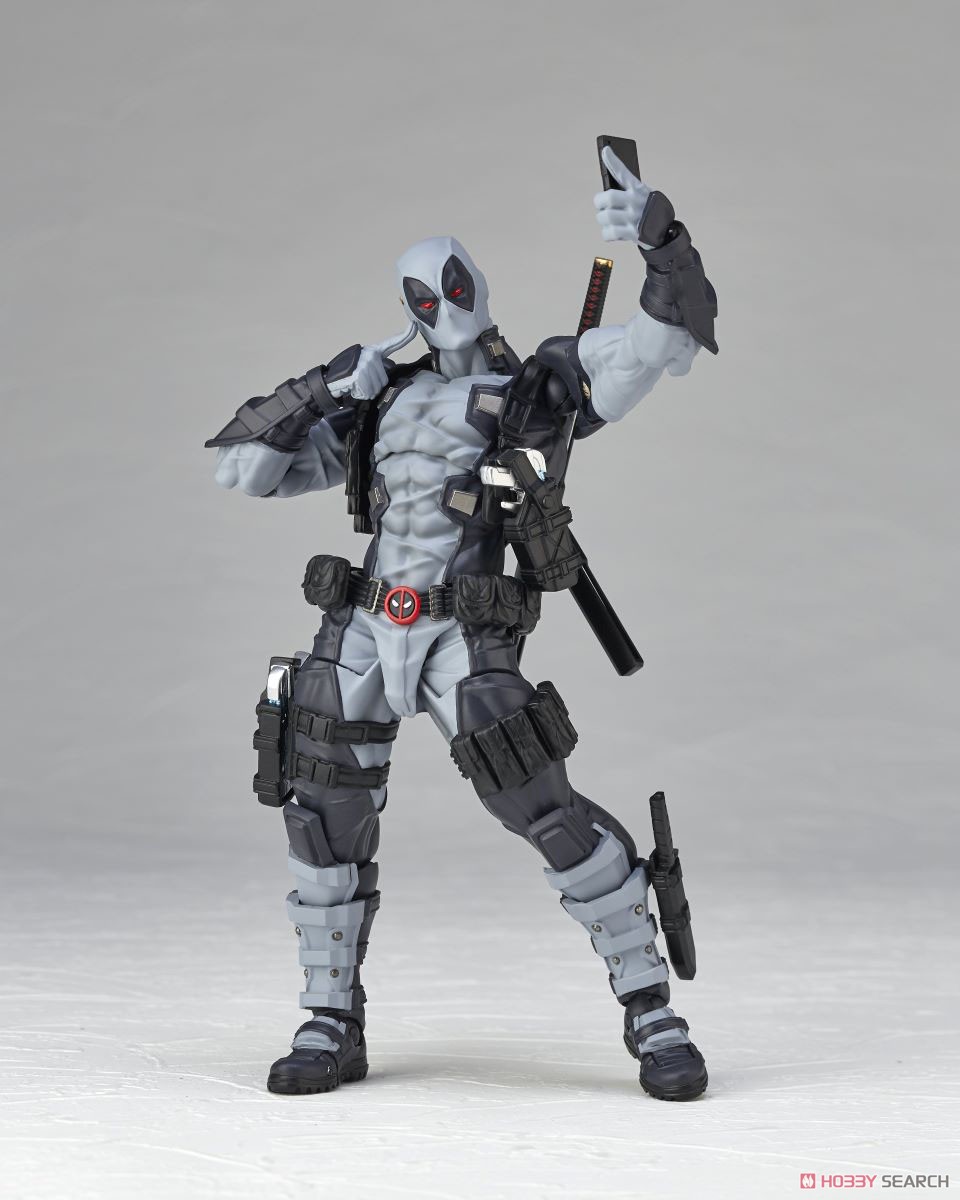Kaiyodo Revoltech Amazing Yamaguchi Deadpool Ver.2.5 X-Force Color Ver. Bild 8