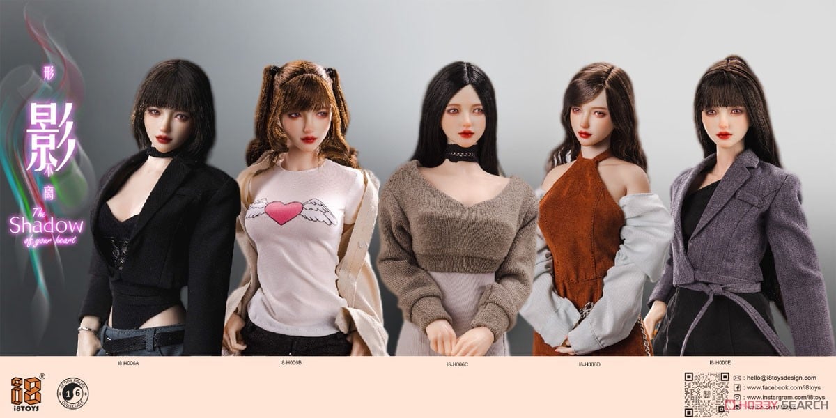 i8Toys i8Toys 1/6 Female Head The Shadow of your heart E รูปภาพ 7