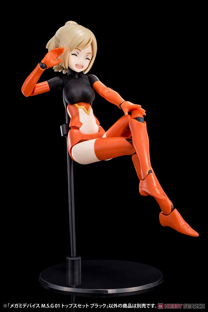 Kotobukiya 메가미 디바이스 M.S.G 01 탑스 세트 블랙 (프라모델) 이미지 5