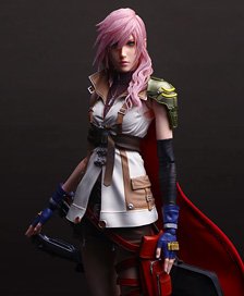 Square Enix Final Fantasy XIII Play Arts Shin Lightning (Completed)