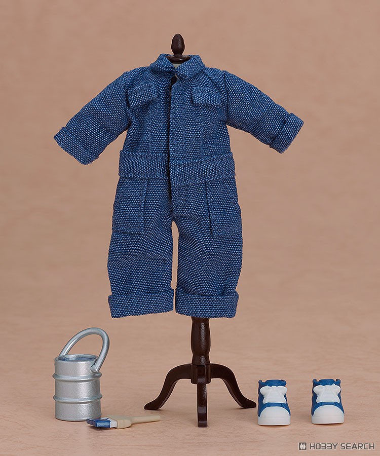 Good Smile Company Nendoroid Doll Outfit Set: Colorful Coveralls (Denim) (PVC Figure) image 3