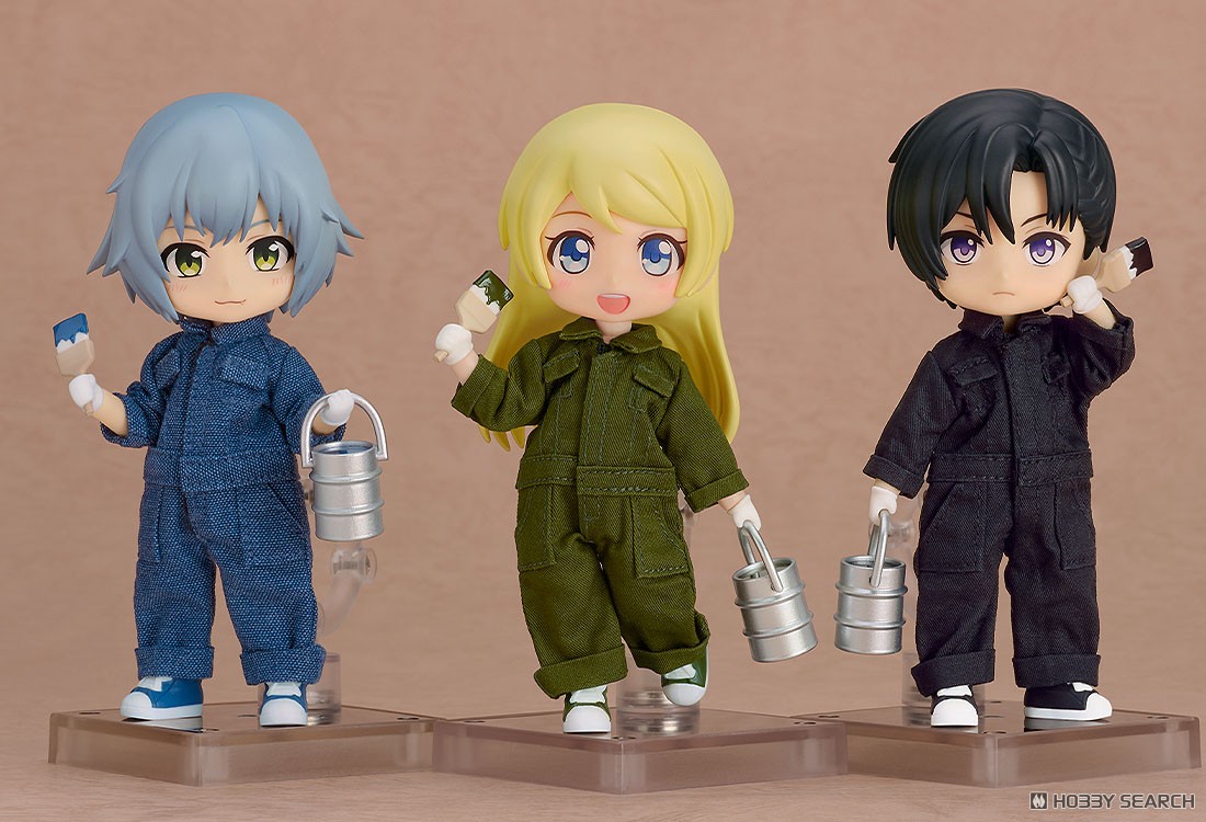 Good Smile Company Nendoroid Doll Outfit Set: Colorful Coveralls (Denim) (PVC Figure) image 4