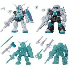 Bandai Mobile Suit Gundam Mobile Suit Ensemble -Hatsune Miku color Ver.- (Set of 10) Bild 1