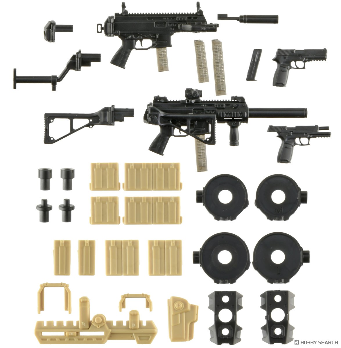 Tomytec 1/12 Little Armory [LA-MD02] Megami Device Equipment Set / SMG (Plastic model) image 3