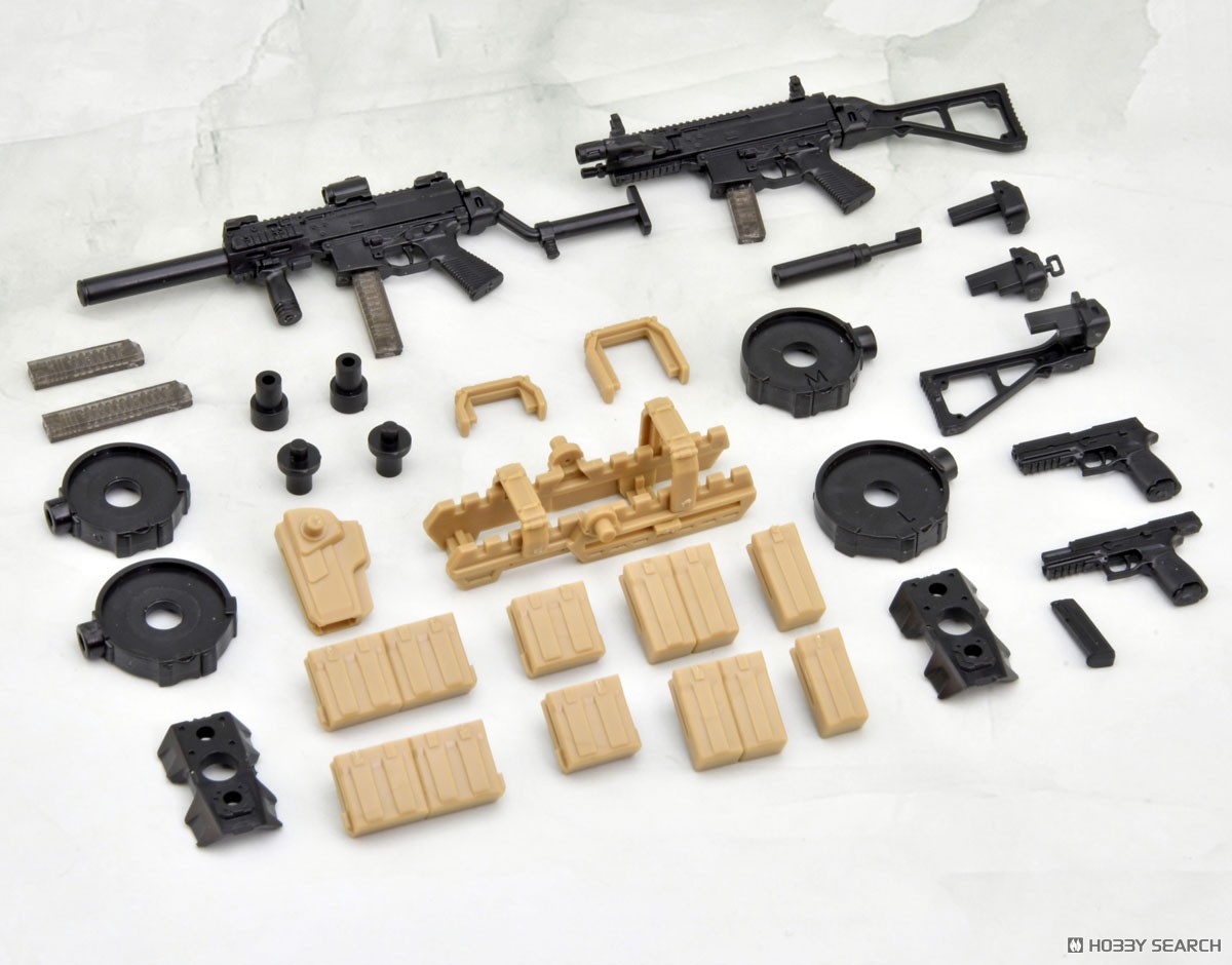 Tomytec 1/12 Little Armory [LA-MD02] Megami Device Equipment Set / SMG (Plastic model) image 4