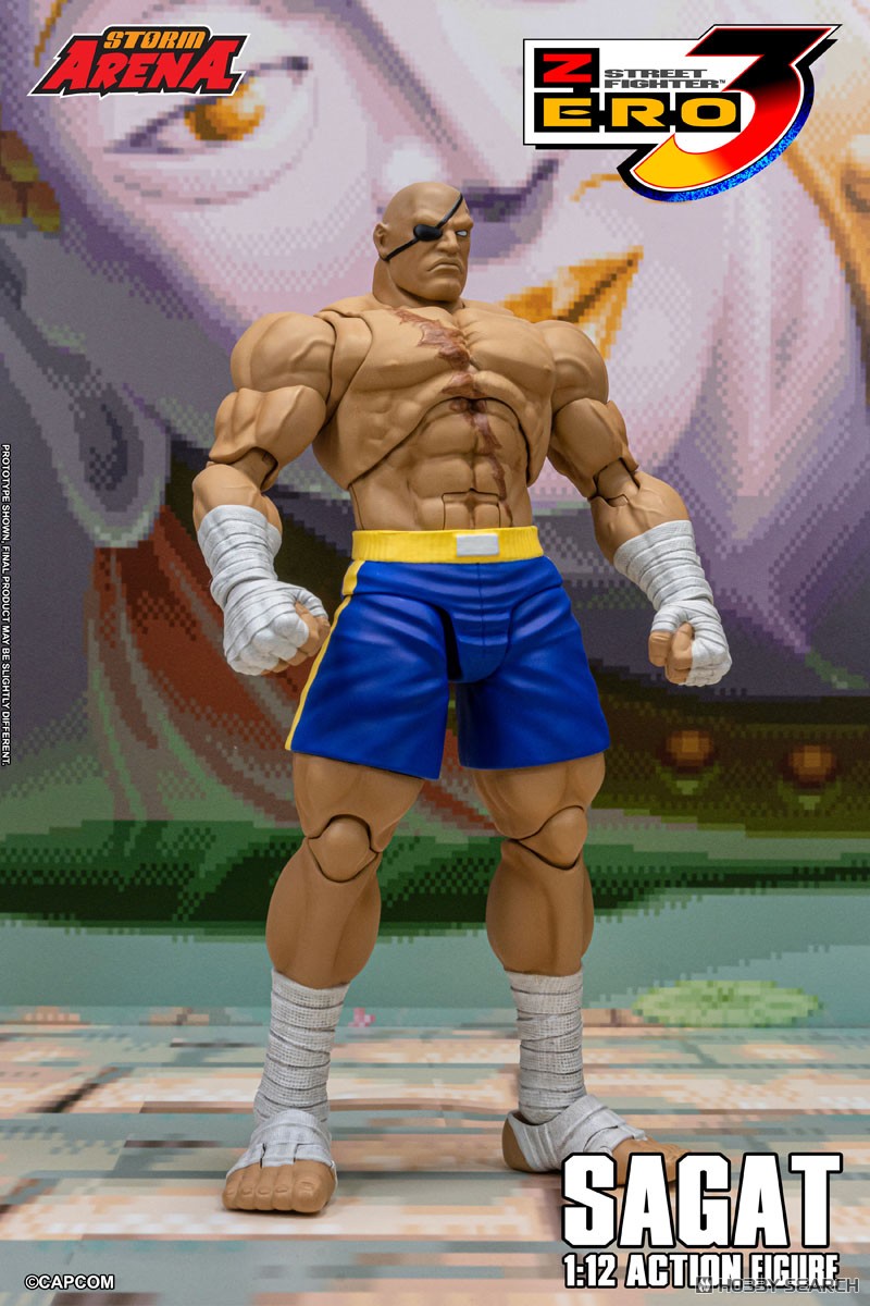 Storm Collectibles Street Fighter Alpha3 1/12 Action Figure Sagat (PVC Figure) image 4