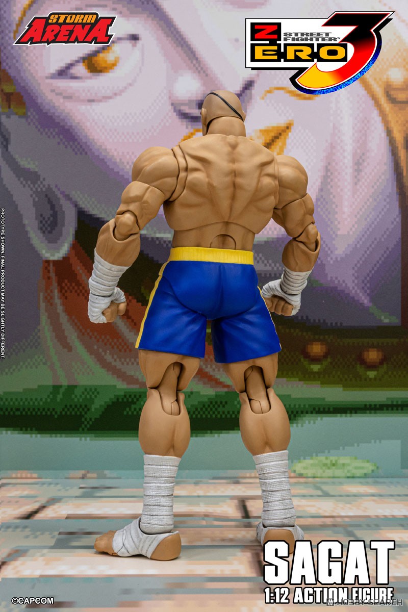 Storm Collectibles Street Fighter Alpha3 1/12 Action Figure Sagat (PVC Figure) image 5