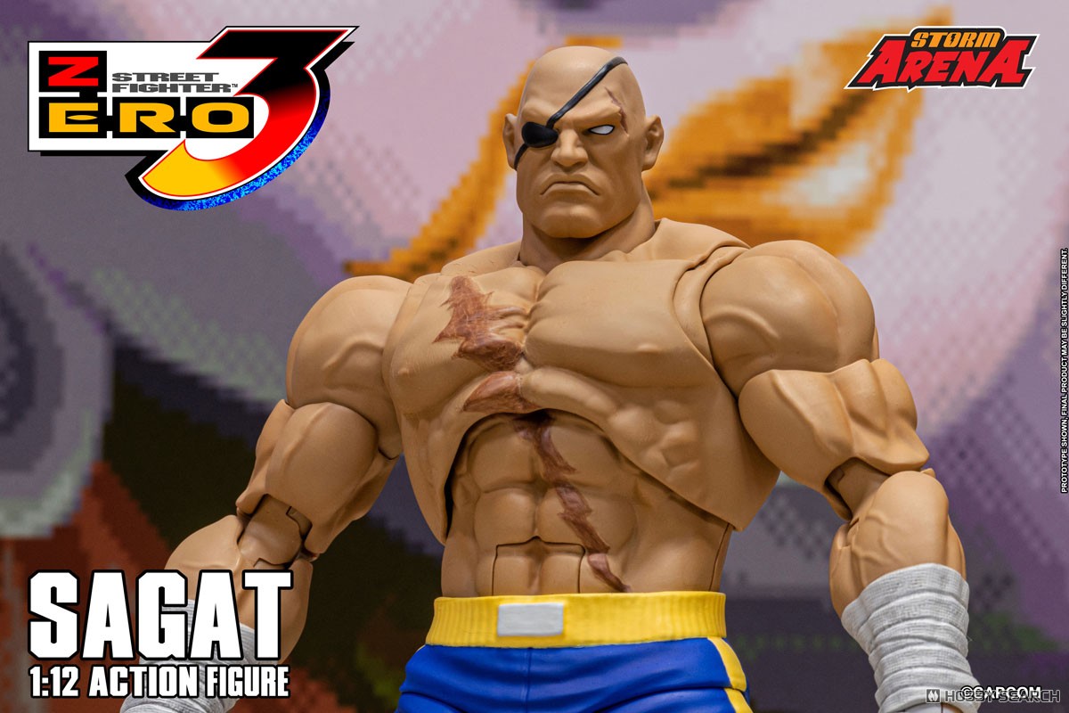 Storm Collectibles Street Fighter Alpha3 1/12 Action Figure Sagat (PVC Figure) image 7