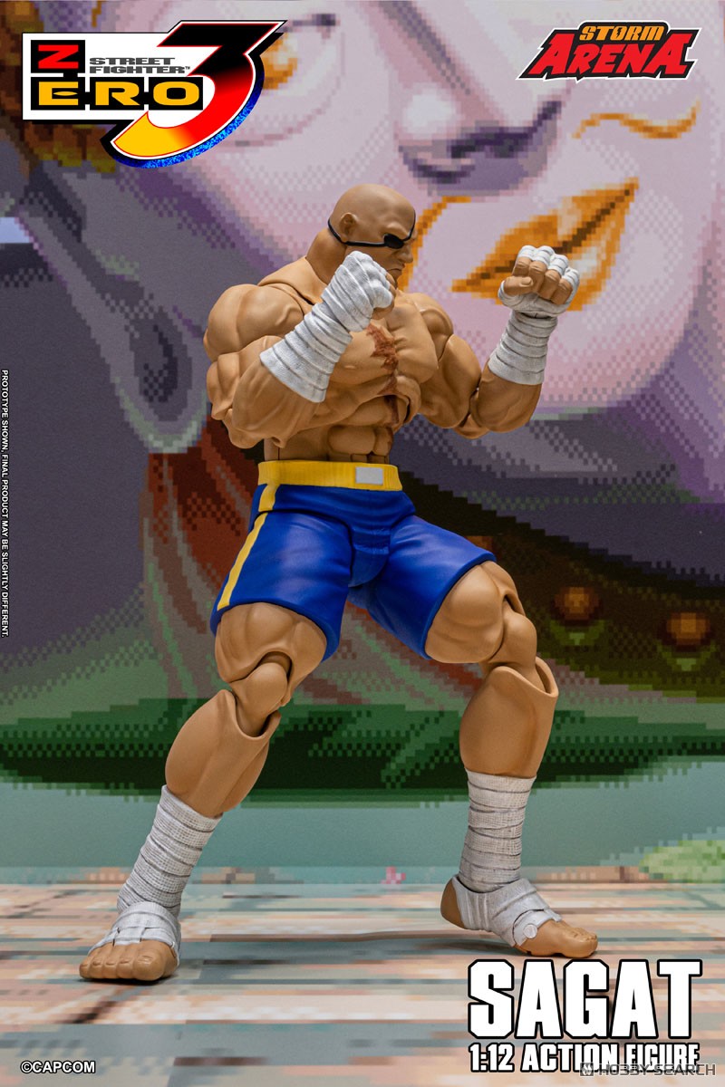 Storm Collectibles Street Fighter Alpha3 1/12 Action Figure Sagat (PVC Figure) image 8