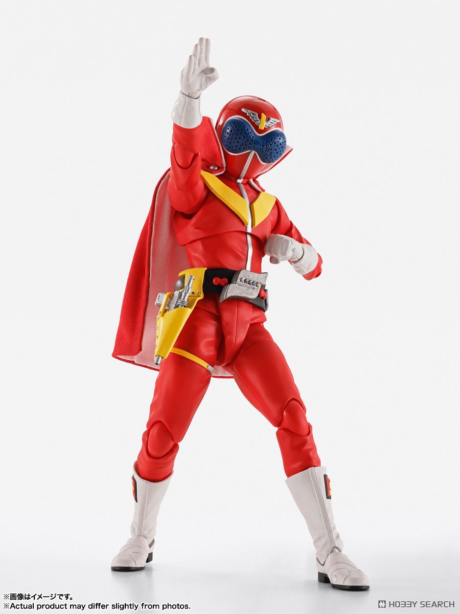 Bandai S.H.Figuarts (Shinkoccou Seihou) Akarenger Super Sentai 50th Anniversary Ver. (Initial Limited Edition Stand Included) (Completed) image 2