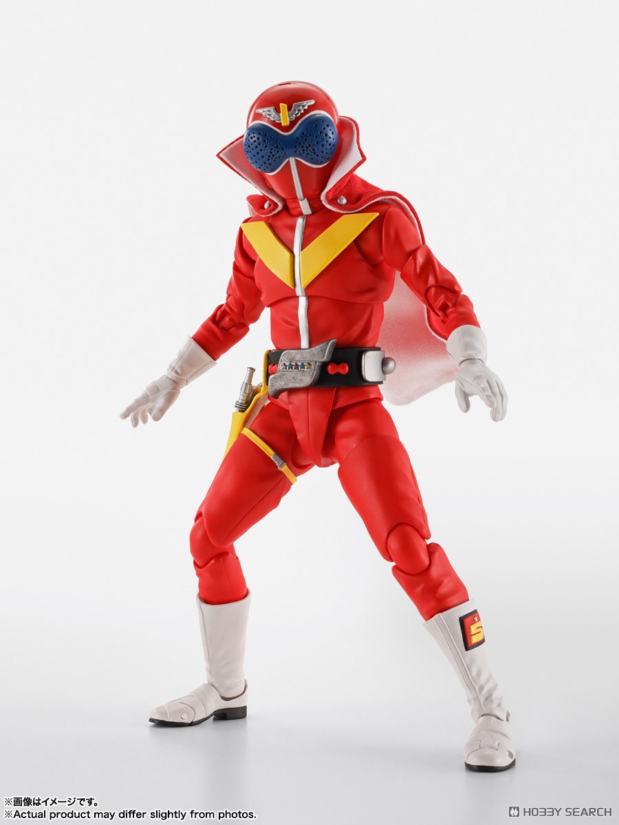 Bandai S.H.Figuarts (Shinkoccou Seihou) Akarenger Super Sentai 50th Anniversary Ver. (Initial Limited Edition Stand Included) (Completed) image 3