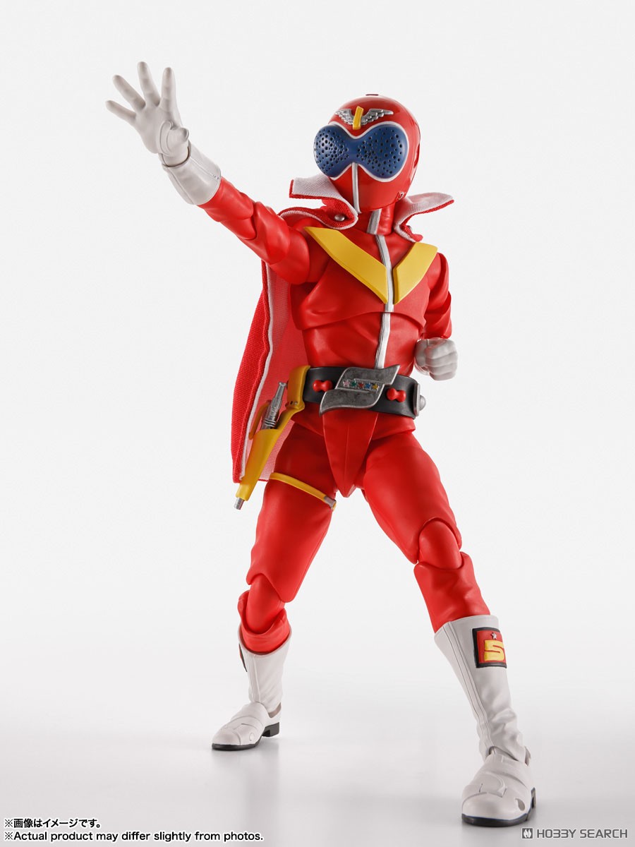 Bandai S.H.Figuarts (Shinkoccou Seihou) Akarenger Super Sentai 50th Anniversary Ver. (Initial Limited Edition Stand Included) (Completed) image 5