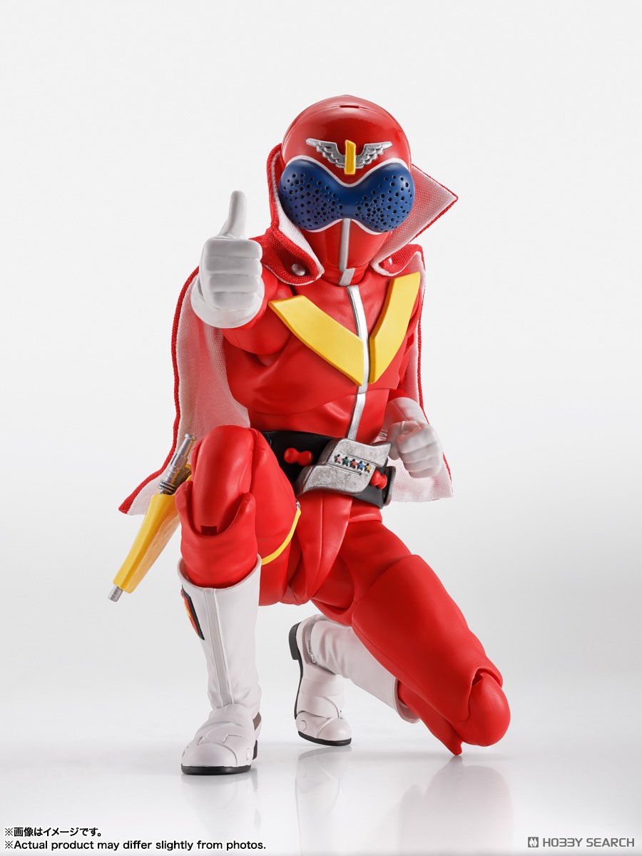 Bandai S.H.Figuarts (Shinkoccou Seihou) Akarenger Super Sentai 50th Anniversary Ver. (Initial Limited Edition Stand Included) (Completed) image 6