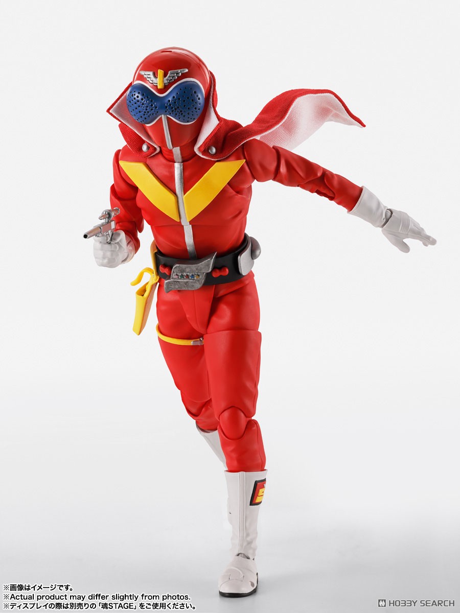 Bandai S.H.Figuarts (Shinkoccou Seihou) Akarenger Super Sentai 50th Anniversary Ver. (Initial Limited Edition Stand Included) (Completed) image 8