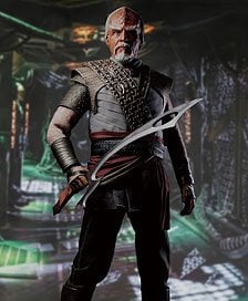 EXO-6 Hyper Realistic Action Figure Star Trek `Picard` Colonel Worf