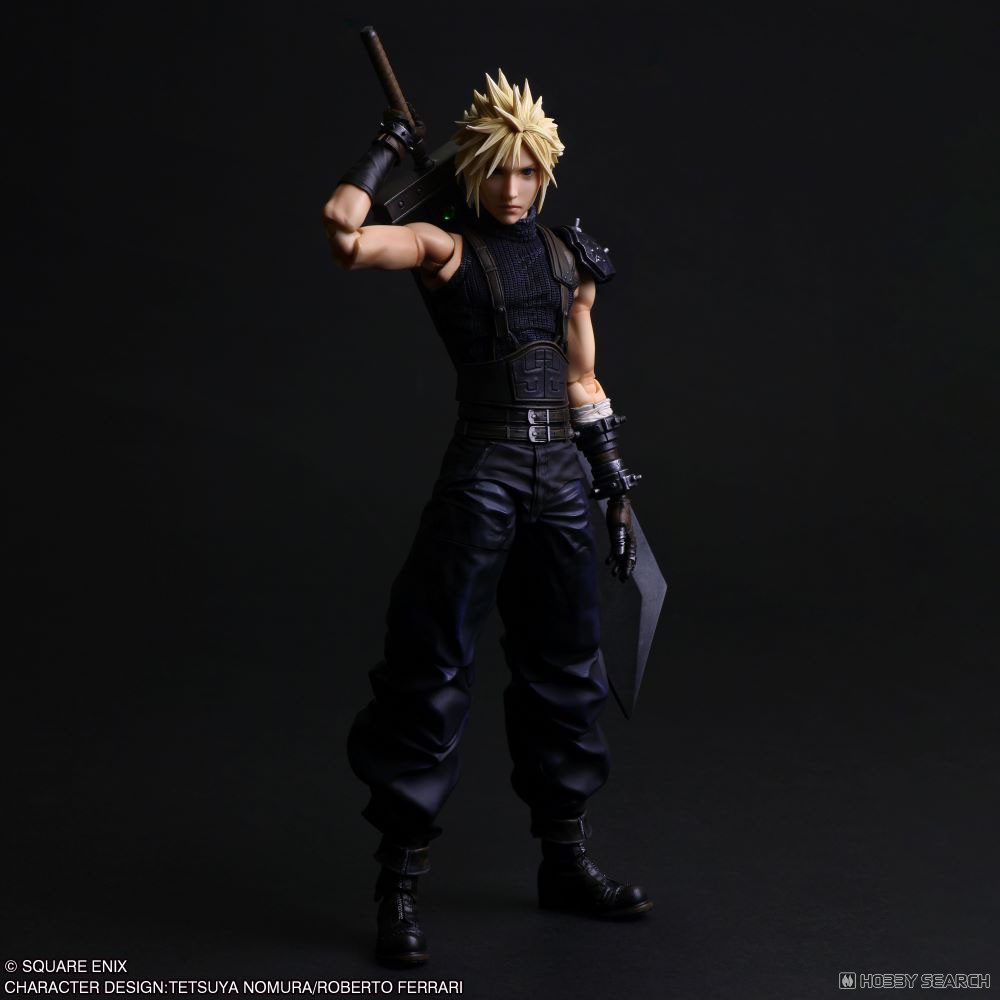 Square Enix Final Fantasy VII Rebirth Play Arts Kai Cloud Strife (Completed) image 2
