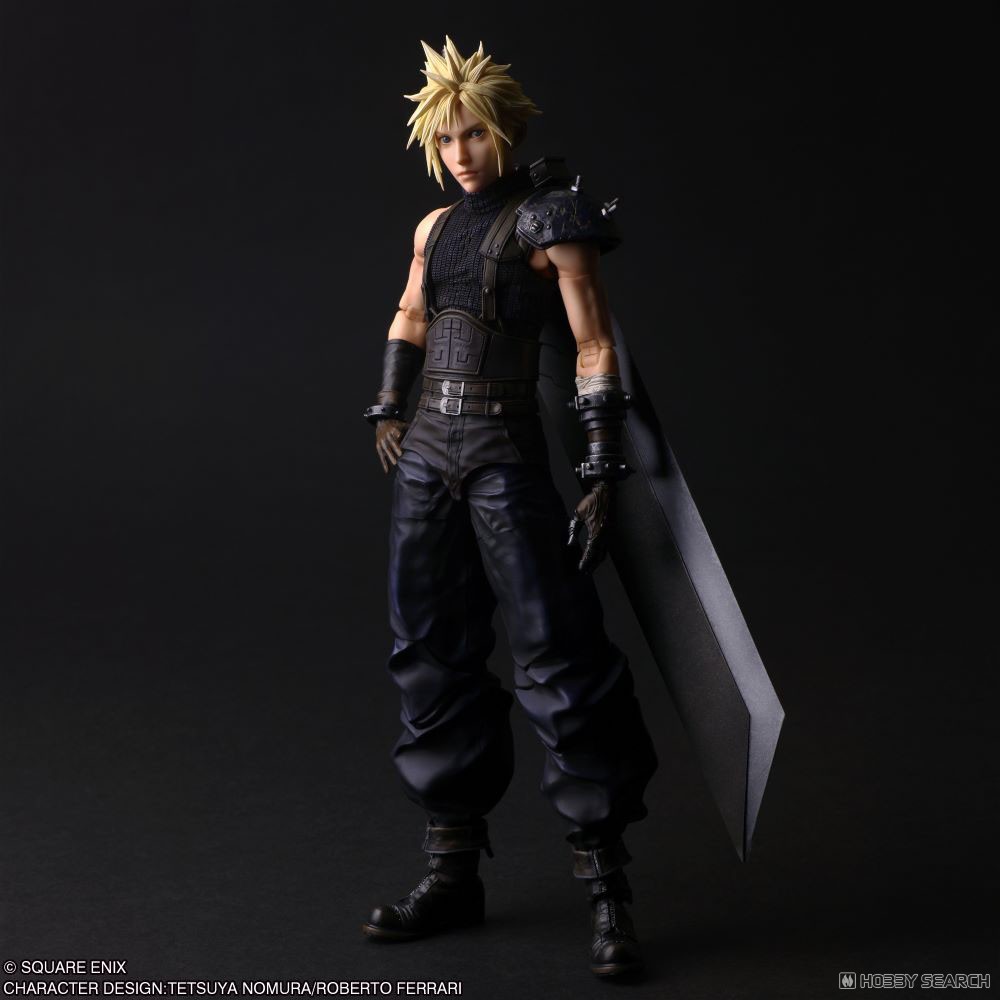 Square Enix Final Fantasy VII Rebirth Play Arts Kai Cloud Strife (Completed) image 4