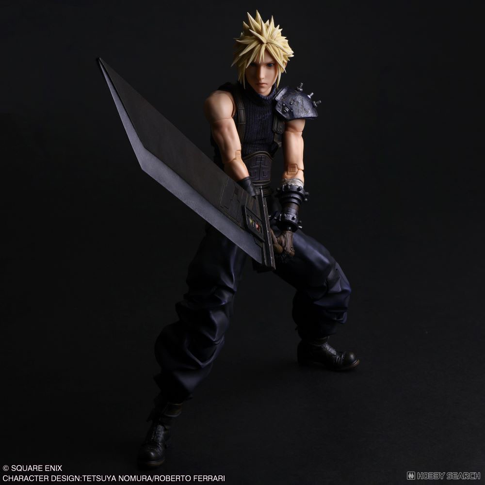 Square Enix Final Fantasy VII Rebirth Play Arts Kai Cloud Strife (Completed) image 5