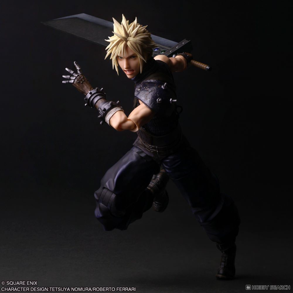 Square Enix Final Fantasy VII Rebirth Play Arts Kai Cloud Strife (Completed) image 6