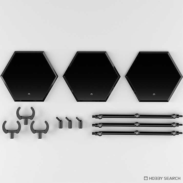 Good Smile Company The Simple Stand x3 Black (for Figures &amp; Models) Hex Type (Display) Bild 3