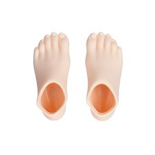 Obitsu Plastic Manufacturing 50cm Foot Skin Parts GGR (1 pair) (Whity) (Fashion Doll)
