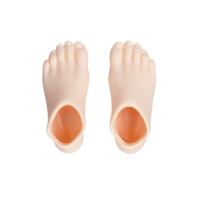 Obitsu Plastic Manufacturing 50cm Foot Skin Parts GGR (1 pair) (Whity) (Fashion Doll) gambar 2