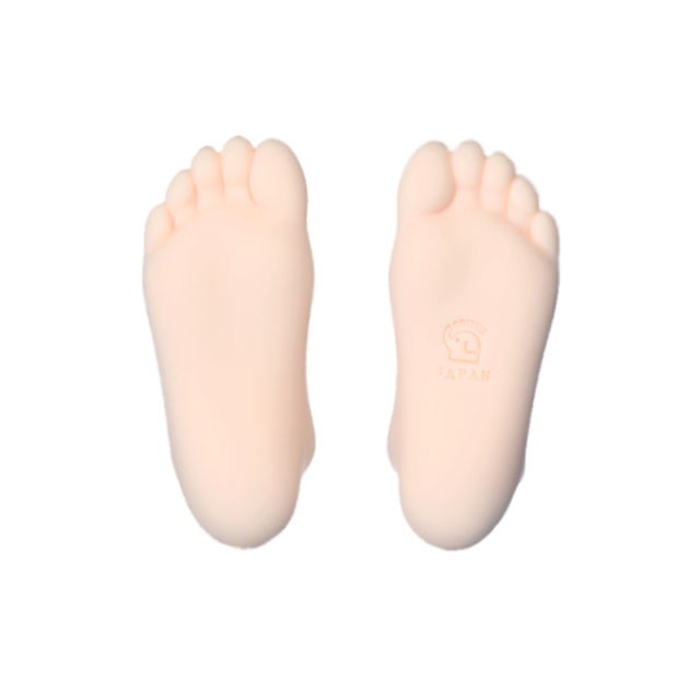 Obitsu Plastic Manufacturing 50cm Foot Skin Parts GGR (1 pair) (Whity) (Fashion Doll) gambar 3