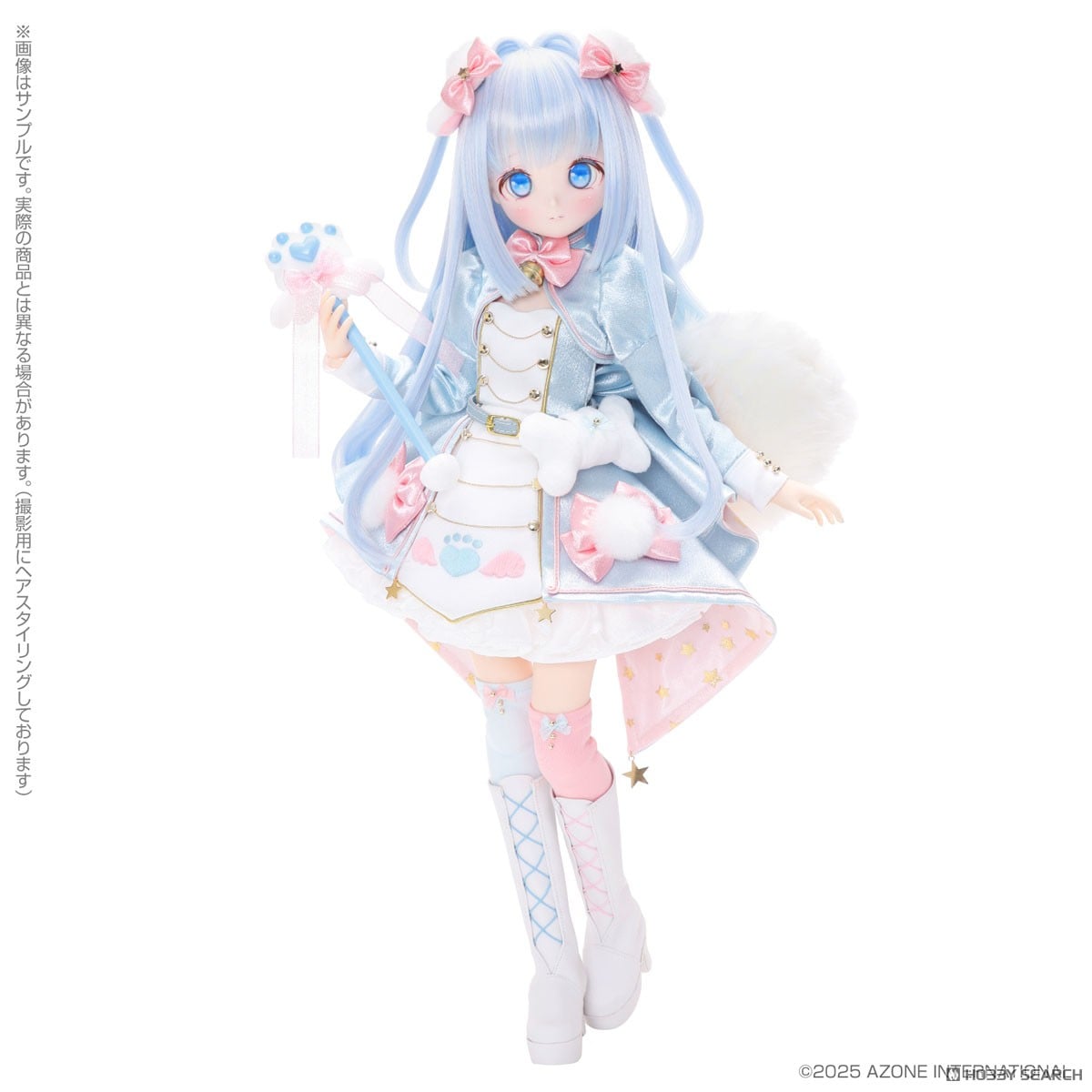 Azone International 45cm Original Doll s*t*j x Iris Collect Petit Honono -Magical fluffy- (Milky Blue ver.) (Fashion Doll) Bild 2