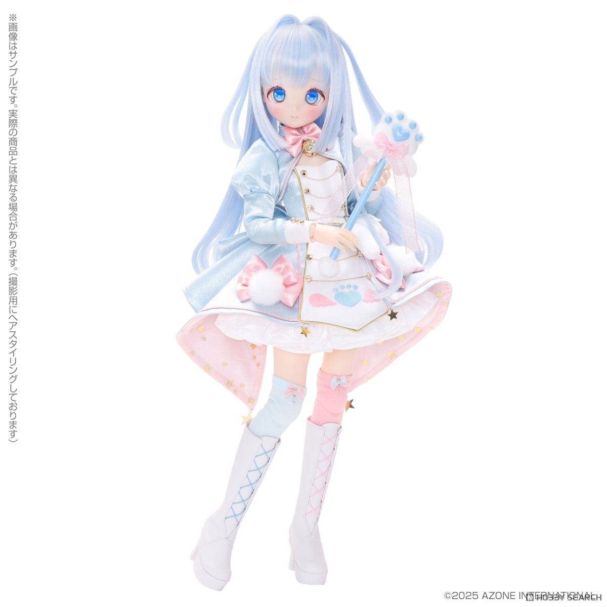 Azone International 45cm Original Doll s*t*j x Iris Collect Petit Honono -Magical fluffy- (Milky Blue ver.) (Fashion Doll) Bild 6