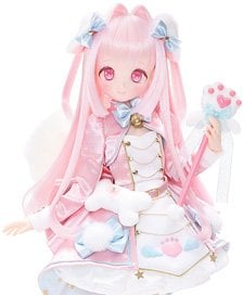 Azone International 45cm Original Doll s*t*j x Iris Collect Petit Honono -Magical fluffy- (Milky Pink ver.) (Fashion Doll)