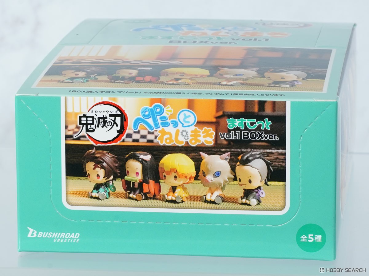 Bushiroad Creative Demon Slayer: Kimetsu no Yaiba Petatto Nejimaki Mascot Vol.1 Box Ver. (6er-Set) (Figur) Bild 4