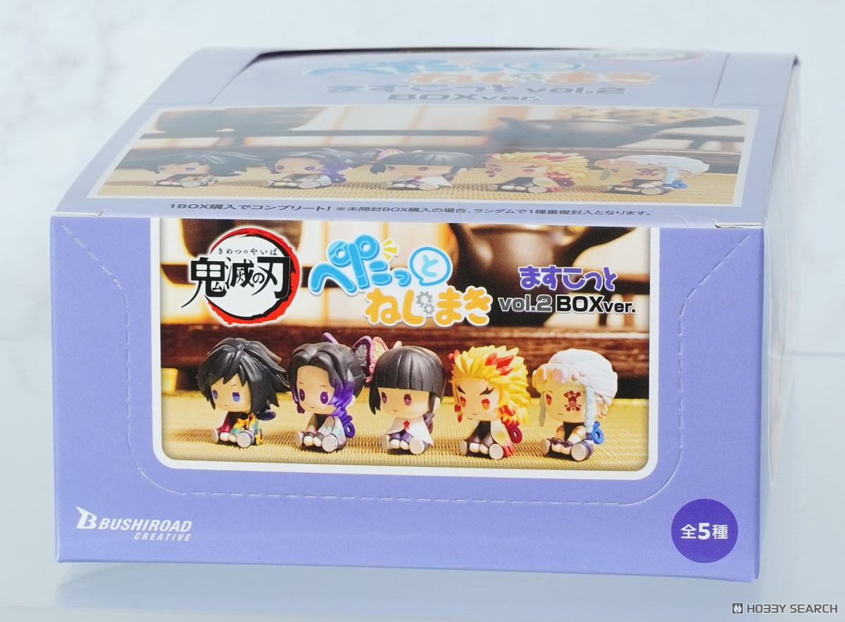 Bushiroad Creative Demon Slayer: Kimetsu no Yaiba Petatto Nejimaki Mascot Vol.2 Box Ver. (Set of 6) (Figure) image 4