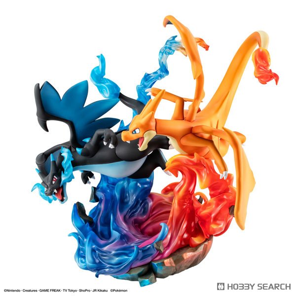 MegaHouse G.E.M.EX Series Pokemon Mega Charizard X &amp; Mega Charizard Y (Figure) imagen 6