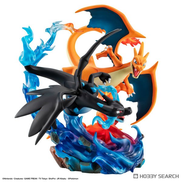 MegaHouse G.E.M.EX Series Pokemon Mega Charizard X &amp; Mega Charizard Y (Figure) imagen 7