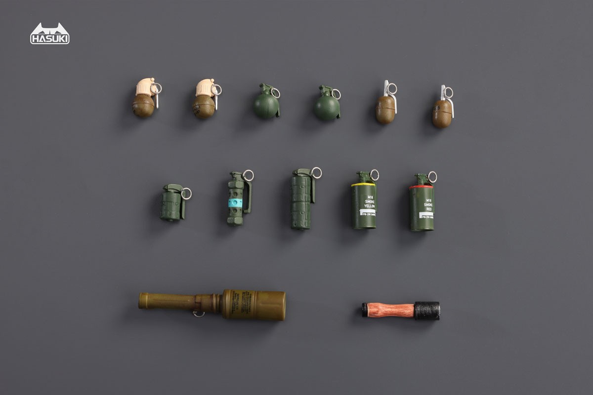 Hasuki WM-06 Grenade Set 1/12 Action Figure Complete Model Optional Parts (Fashion Doll) image 2