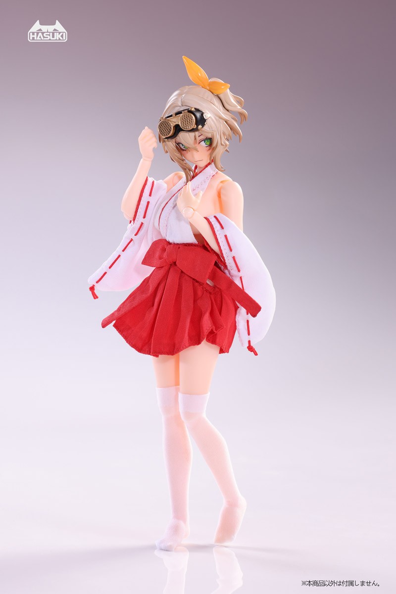Hasuki Doll Costume CS019 ชุดมิโกะ (เครื่องแต่งกายตุ๊กตา) (แฟชั่นดอลล์) รูปภาพ 3