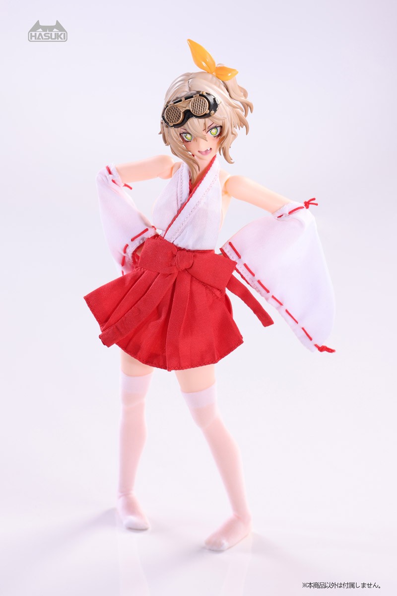 Hasuki Doll Costume CS019 ชุดมิโกะ (เครื่องแต่งกายตุ๊กตา) (แฟชั่นดอลล์) รูปภาพ 5