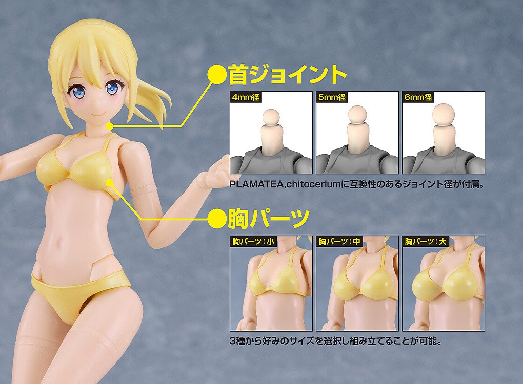 Good Smile Company PLAMATEA Muse Body: Ichika - Bikini Ver. B Type (Plastic model) gambar 8
