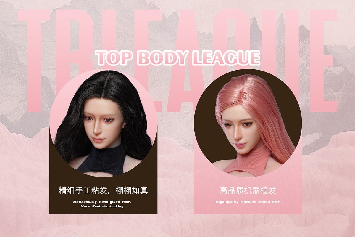 TB League TB League 1/6 Super Flexible Female Seamless Body Pale Large Bust SR-AD01 (New Proportions) รูปภาพ 3