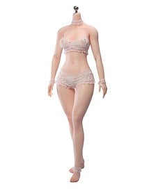 TB League TB League 1/6 Super Flexible Female Seamless Body with Slim Waist and Curvy Body, Headless, Detachable Ankles, Pale Skin