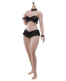 TB League TB League 1/6 Super Flexible Seamless Female Body with Slim Waist and Curvy Body, Headless/Integrated Legs/Suntan รูปภาพ 1