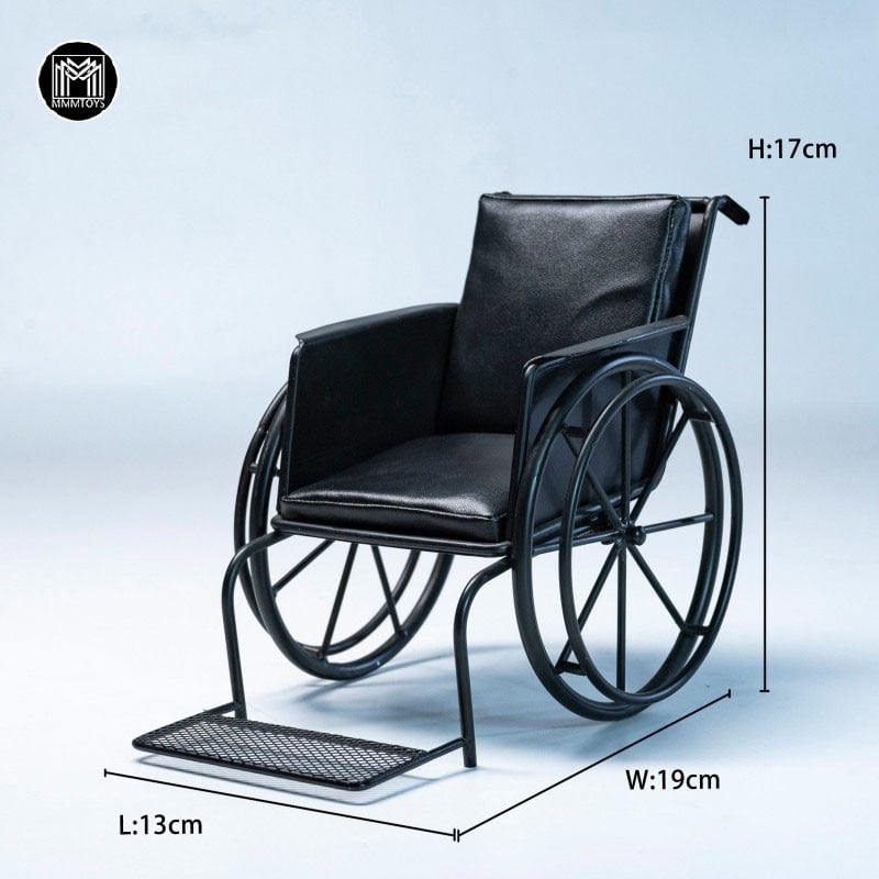 MMM Toys MMM Toys 1/6 Black wheelchair รูปภาพ 7
