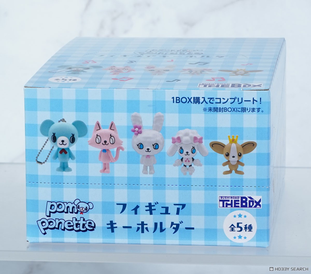 Bushiroad Creative BUSHIROAD THE BOX pom ponette Figure Key Ring (Set of 6) (Figure) image 4