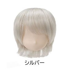 Obitsu Plastic Manufacturing 4.5-inch M-wig Short Silver (Fashion Doll)